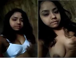 Exclusive Desi Nude Selfie with a Cute Girl